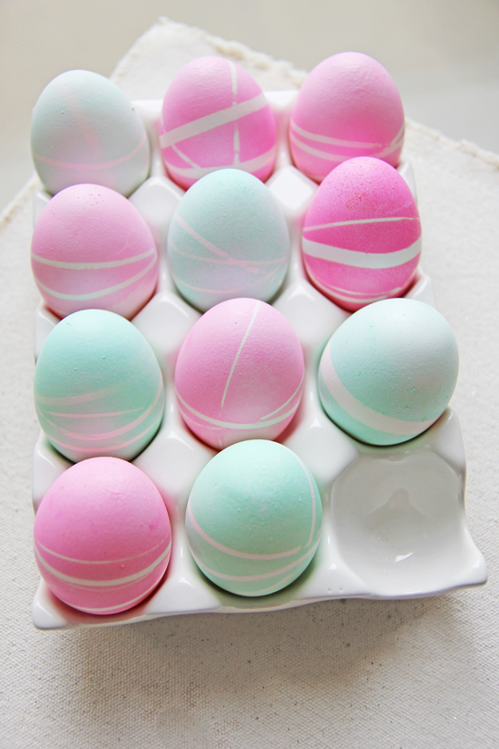 Easter Egg Decorating - Rubber Band Eggs