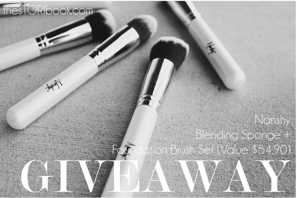 Enter to win a set of Nanshy make-up brushes and blending sponges from The sTORIbook Blog