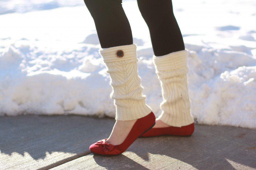 leg warmers with flats