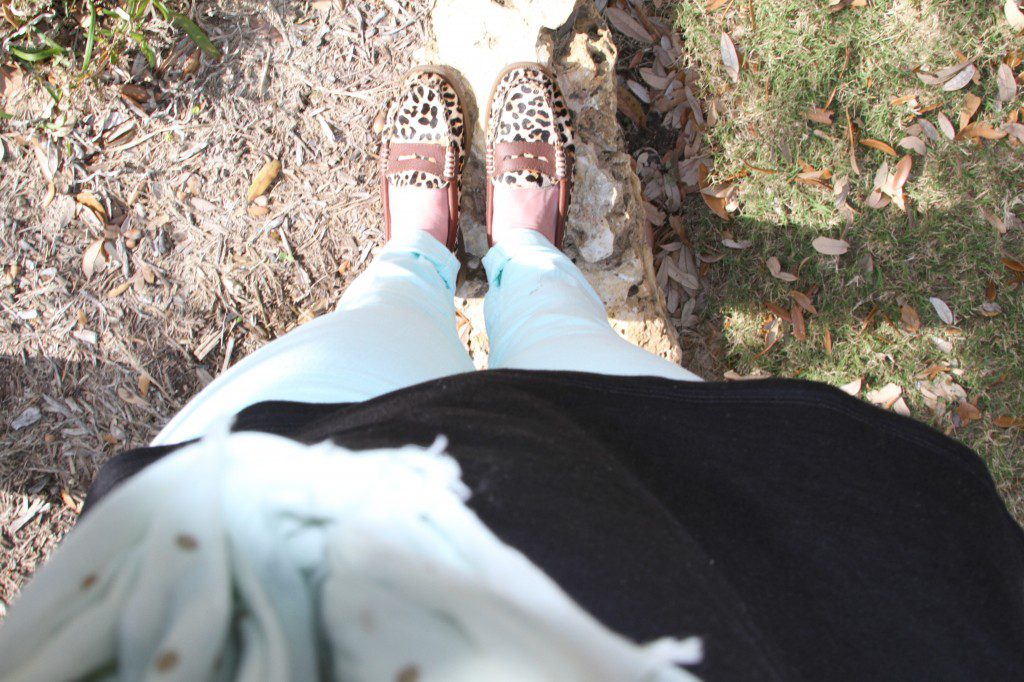 Leopard Sperry Shoes
