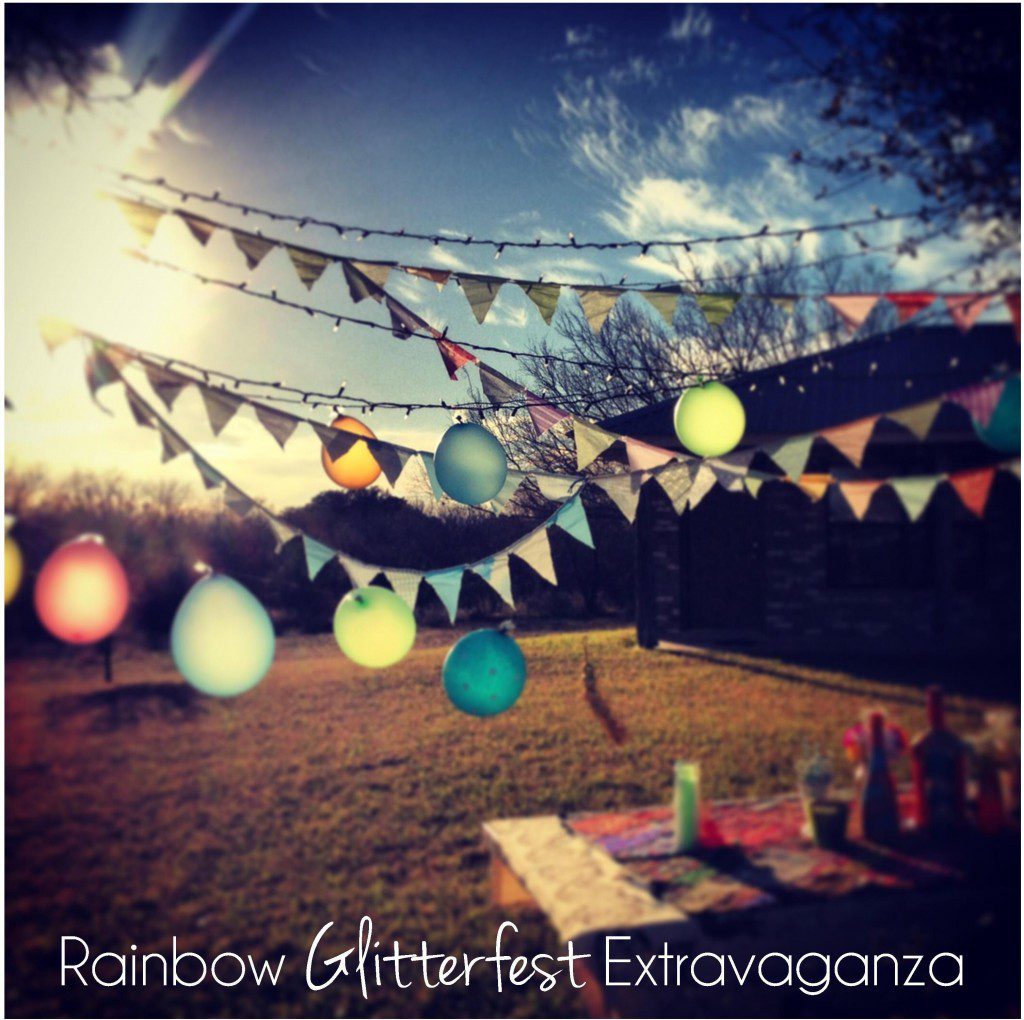 Rainbow Glitter Party