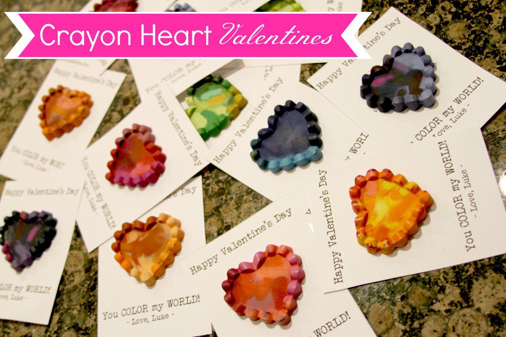 Crayon Heart Valentines