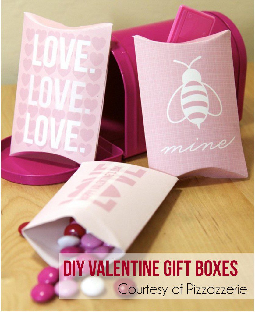DIY Valentine Gift Boxes