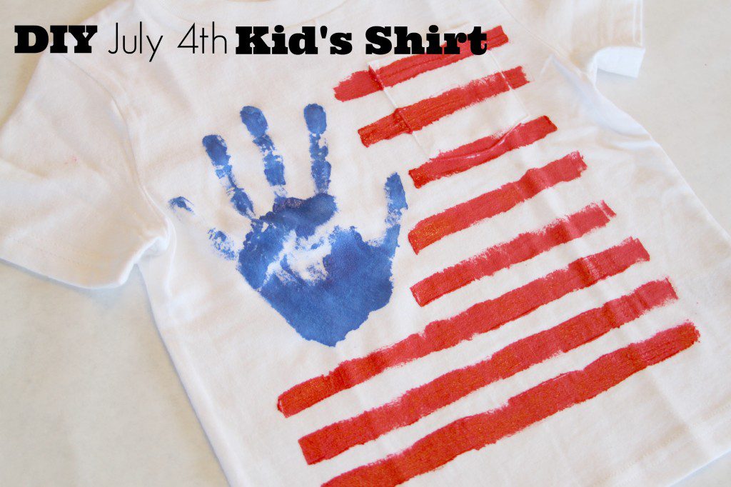 DIY July 4th Kid's Shirt