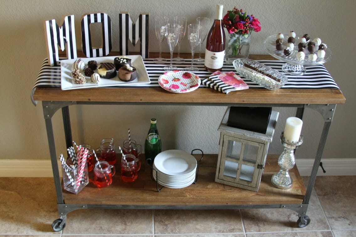 The Storibook - Mother's Day Dessert Table Featuring Shari’s Berries