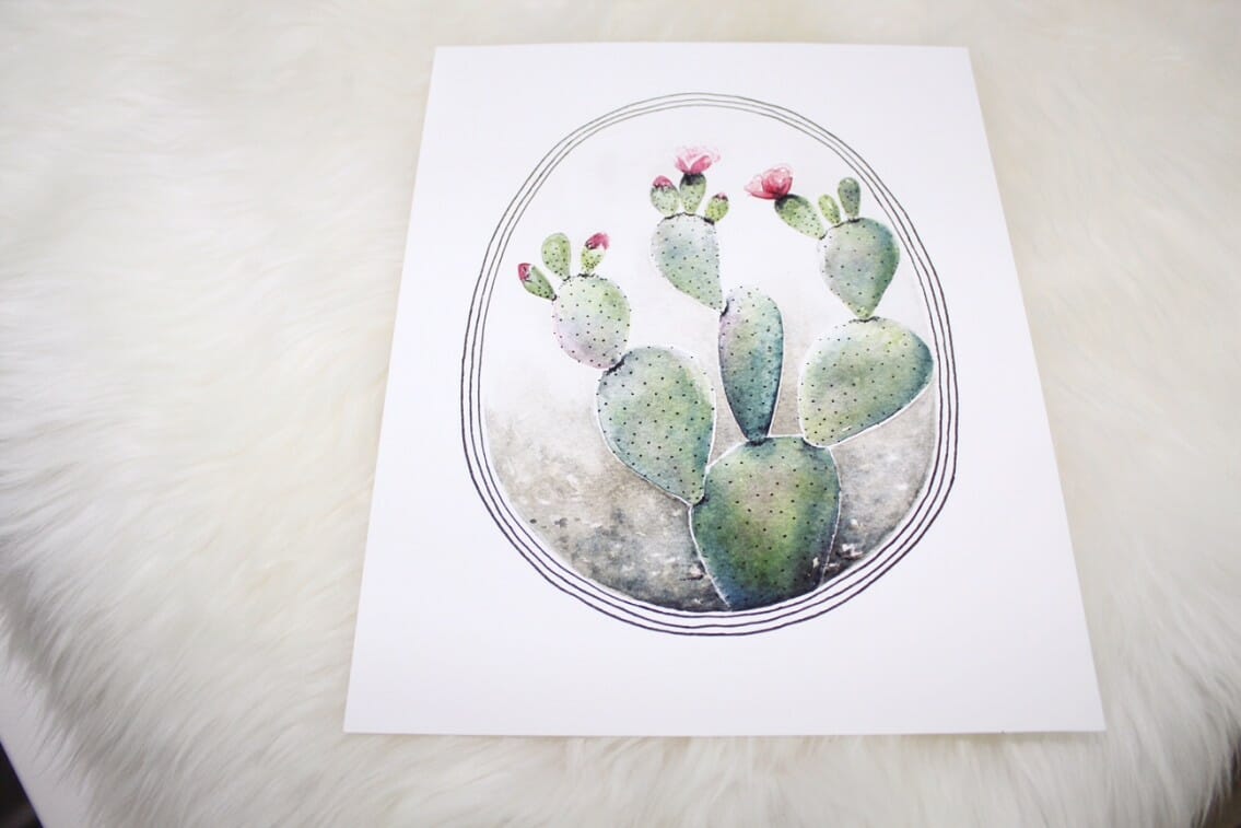 cactus artwork