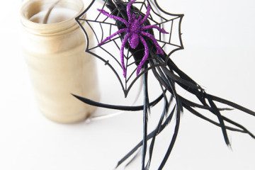 spider halloween headband DIY