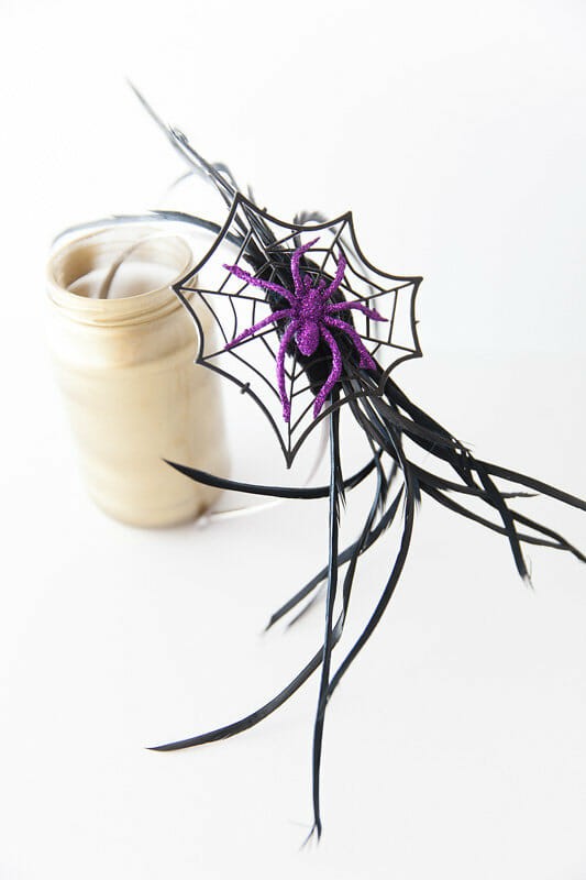 spider halloween headband DIY