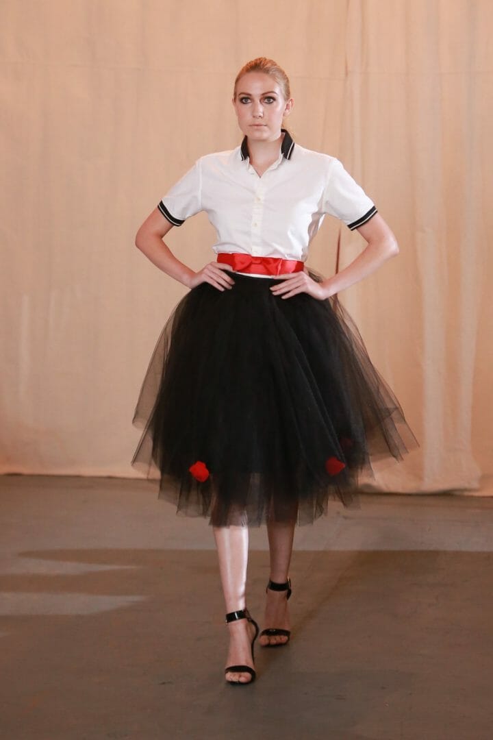 leighton w couture tulle skirt