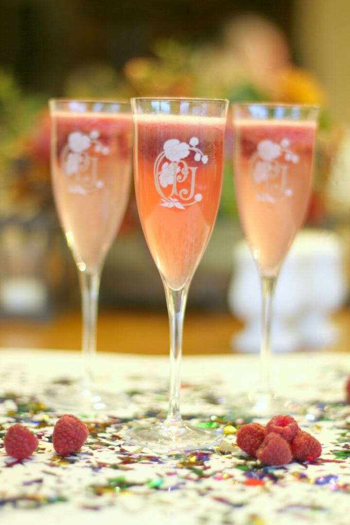 Raspberry Champagne Cocktail Recipe