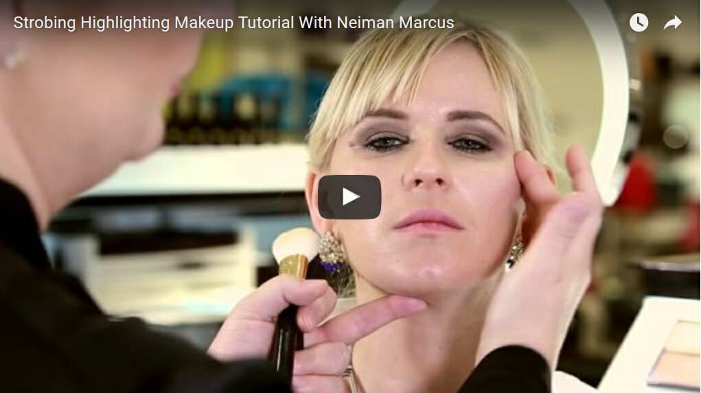 strobing highlighting makeup tutorial