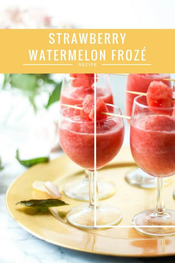 Strawberry Watermelon Frozé