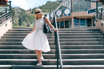 Summer Chic in Whites and Stripes